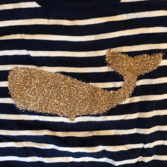 Soft, metallic thread whale, nautical sweater M - Picture 4 of 7